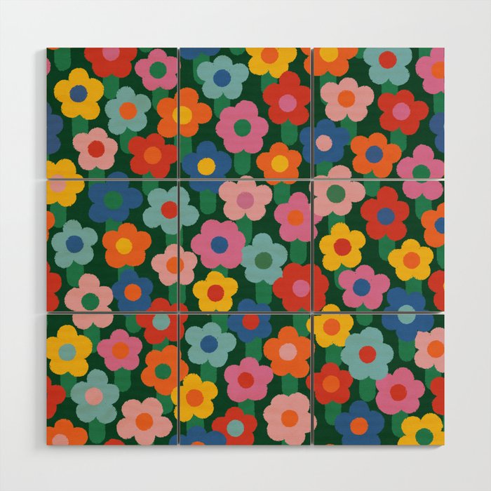 Summer Garden #6 Wood Wall Art Gallery Image 1