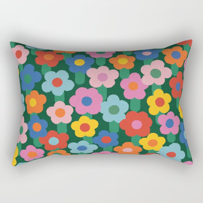 Summer Garden #6 Rectangular Pillow Gallery Image 2