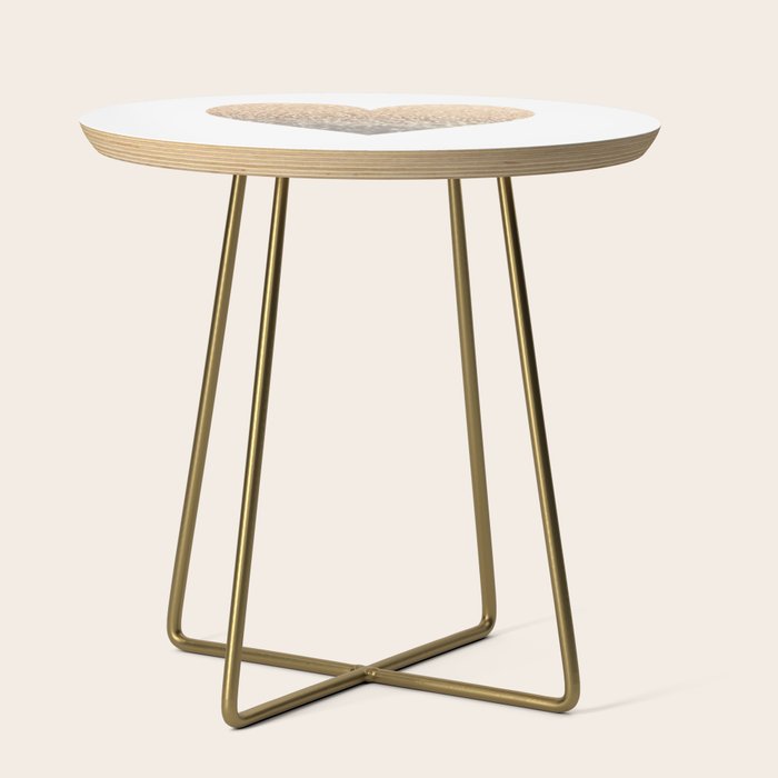 GOLD HEART Side Table Gallery Image 1