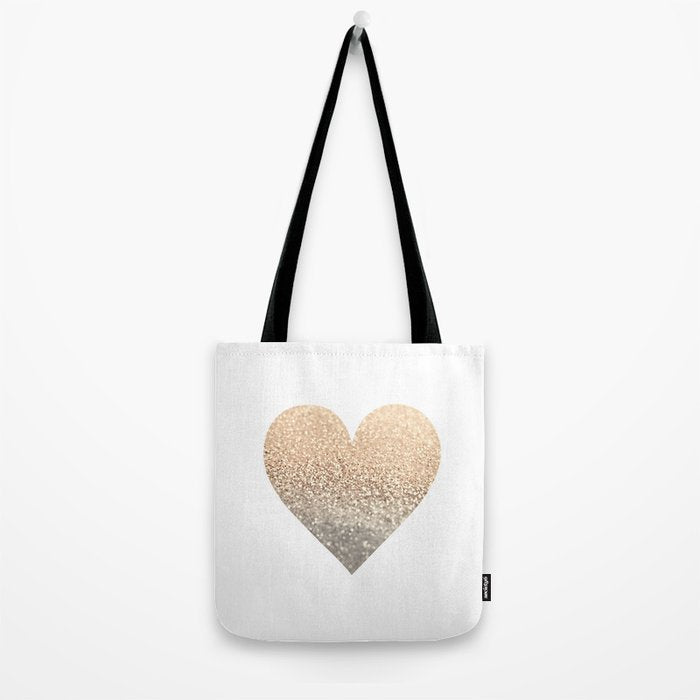 GOLD HEART Tote Bag Gallery Image 2