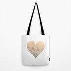 GOLD HEART Tote Bag Gallery Image 2