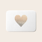 GOLD HEART Bath Mat Gallery Image 1