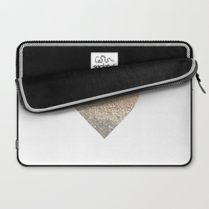GOLD HEART Laptop Sleeve Gallery Image 2
