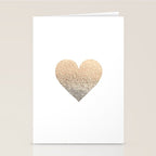 GOLD HEART Stationery Card Gallery Image 2