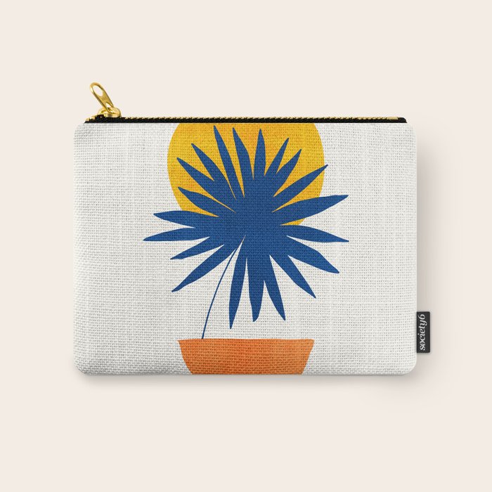 Abstract Tropical Sunset / Mid Century Series Carry All Pouch Gallery Image 1
