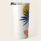 Abstract Tropical Sunset / Mid Century Series Travel Mug Gallery Image 3