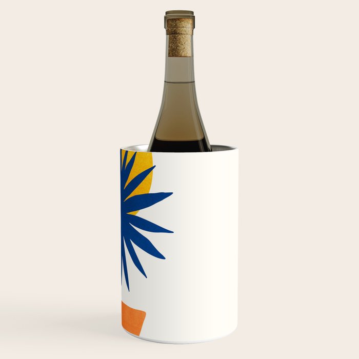 Abstract Tropical Sunset / Mid Century Series Wine Chiller Gallery Image 3