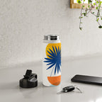 Abstract Tropical Sunset / Mid Century Series Water Bottle Gallery Image 4