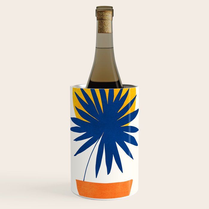 Abstract Tropical Sunset / Mid Century Series Wine Chiller Gallery Image 1