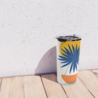 Abstract Tropical Sunset / Mid Century Series Travel Mug Gallery Image 4