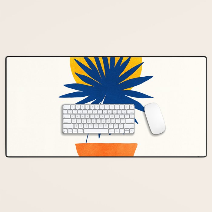 Abstract Tropical Sunset / Mid Century Series Desk Mat Gallery Image 1