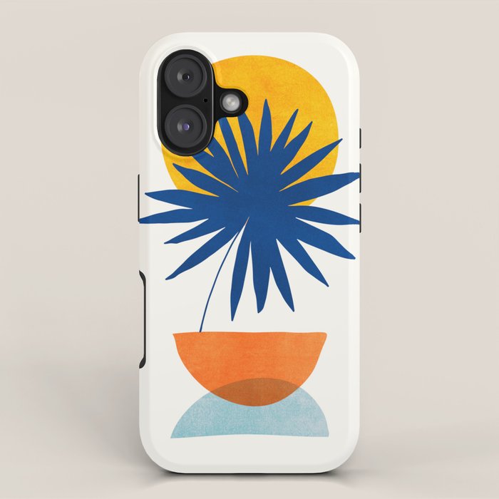 Abstract Tropical Sunset / Mid Century Series iPhone Case Gallery Image 1