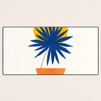 Abstract Tropical Sunset / Mid Century Series Desk Mat Gallery Image 3