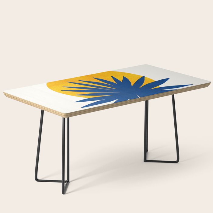 Abstract Tropical Sunset / Mid Century Series Coffee Table Gallery Image 1