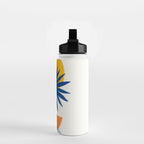 Abstract Tropical Sunset / Mid Century Series Water Bottle Gallery Image 2