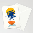 Abstract Tropical Sunset / Mid Century Series Stationery Card Gallery Image 2
