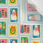 Christmas Stamps Wall Tapestry Gallery Image 3