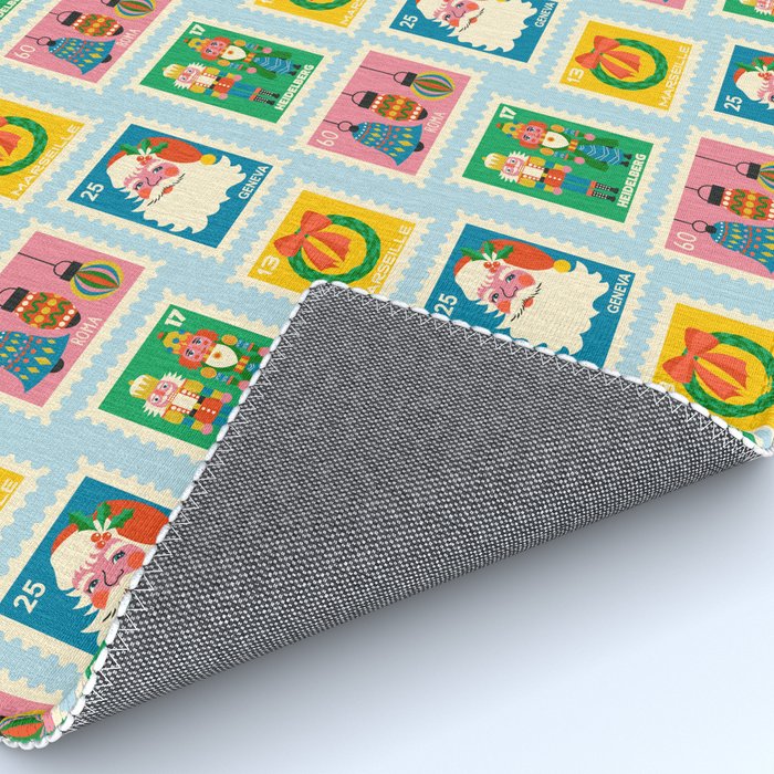 Christmas Stamps Rug Gallery Image 4