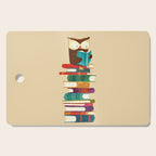 Owl Reading Rainbow Cutting Board Gallery Image 1