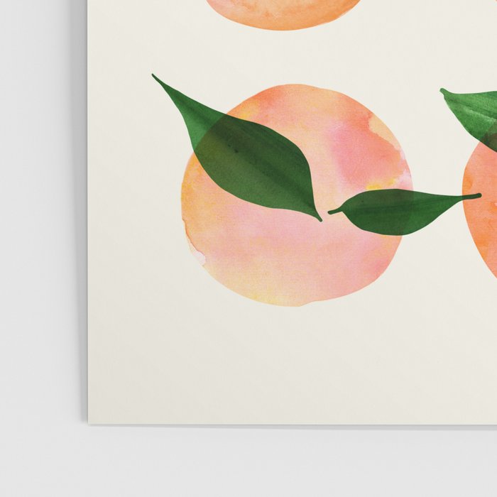 Abstract Watercolor Fruit Shapes Poster Gallery Image 3