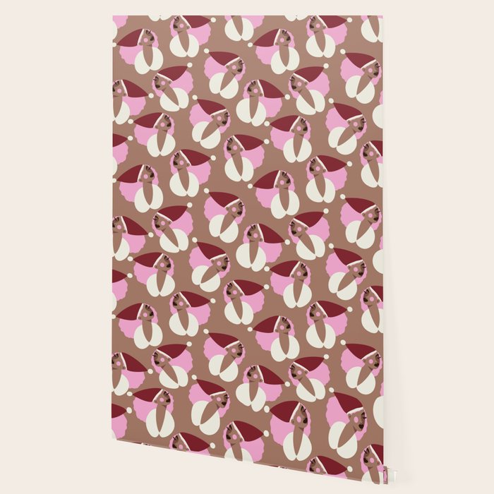 Mocha Elf Pattern Wallpaper Gallery Image 2