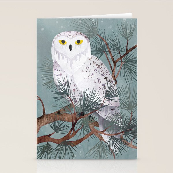 Snowy Stationery Card Gallery Image 2
