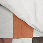 Watercolor Fall Checker Rustic Earthy Comforter Gallery Image 4