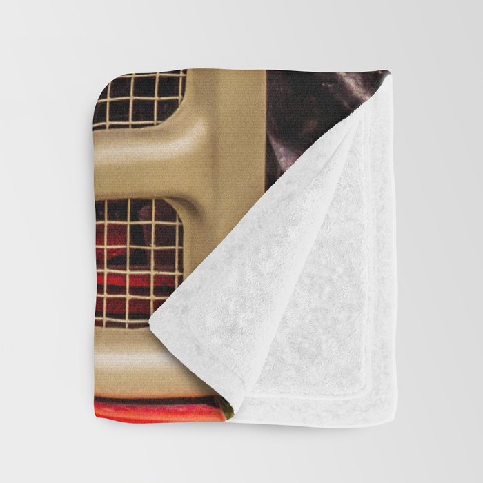 International Grill Red Tractor Front  Throw Blanket Gallery Image 3