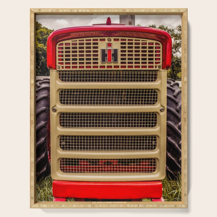 International Grill Red Tractor Front  Serving Tray Gallery Image 1
