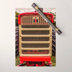 International Grill Red Tractor Front  Wrapping Paper Gallery Image 1