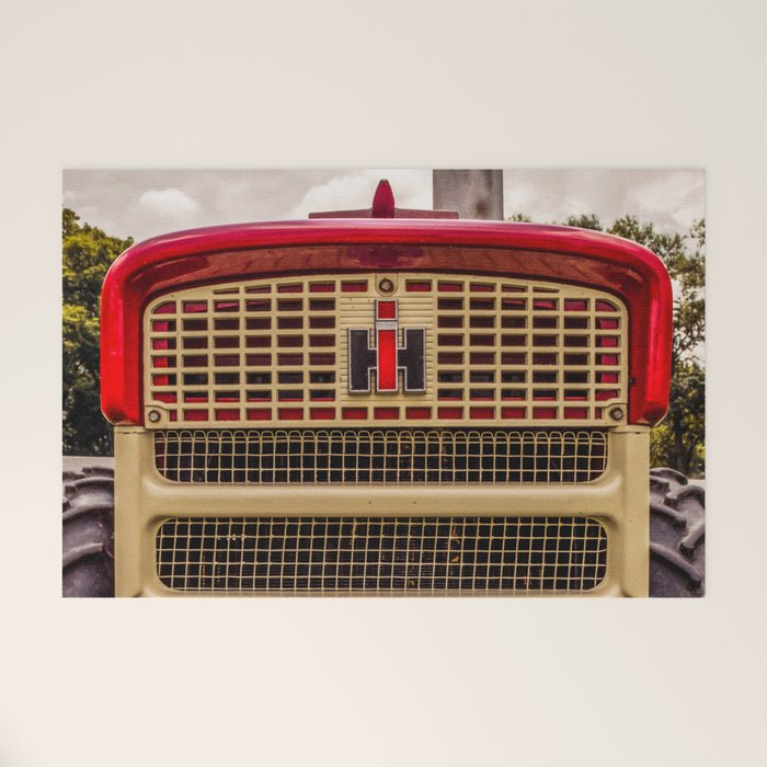 International Grill Red Tractor Front  Welcome Mat Gallery Image 1