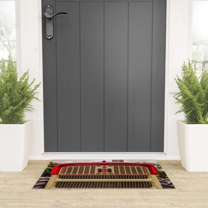 International Grill Red Tractor Front  Welcome Mat Gallery Image 3