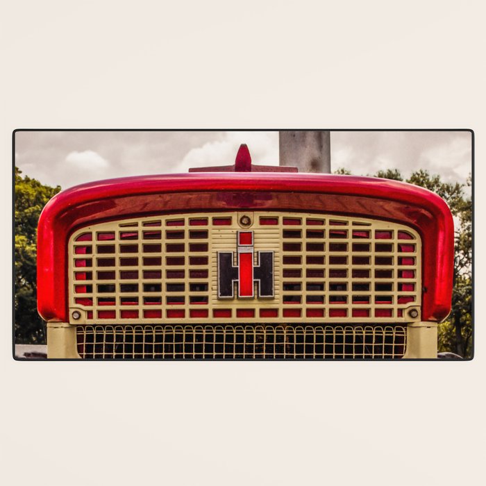 International Grill Red Tractor Front  Desk Mat Gallery Image 3