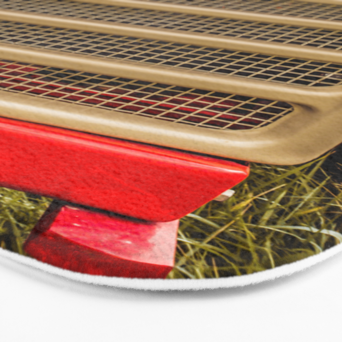 International Grill Red Tractor Front  Bath Mat Gallery Image 3