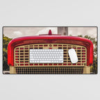 International Grill Red Tractor Front  Desk Mat Gallery Image 1