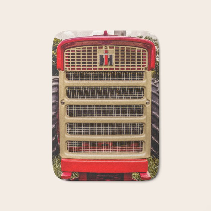 International Grill Red Tractor Front  Bath Mat Gallery Image 1
