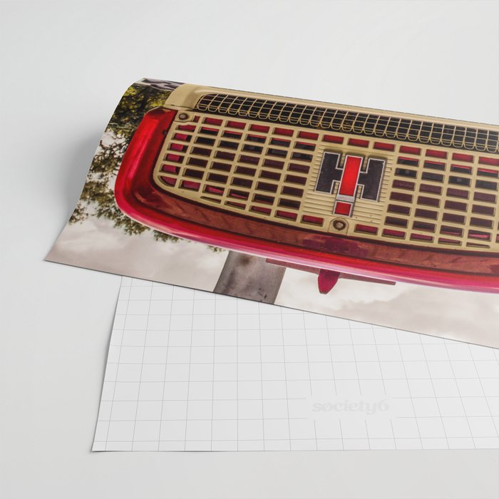 International Grill Red Tractor Front  Wrapping Paper Gallery Image 2