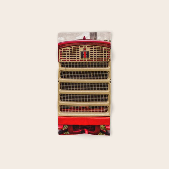 International Grill Red Tractor Front  Bath Towel Gallery Image 1