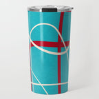Minimalist Line Art 4 Travel Mug Gallery Image 1
