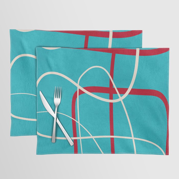 Minimalist Line Art 4 Placemat Gallery Image 1