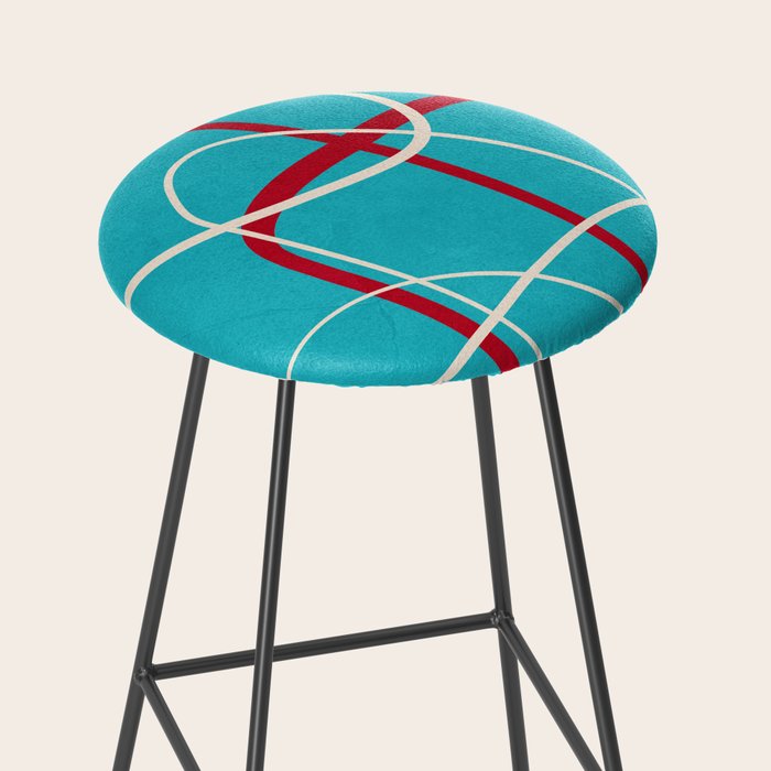 Minimalist Line Art 4 Stool Gallery Image 2