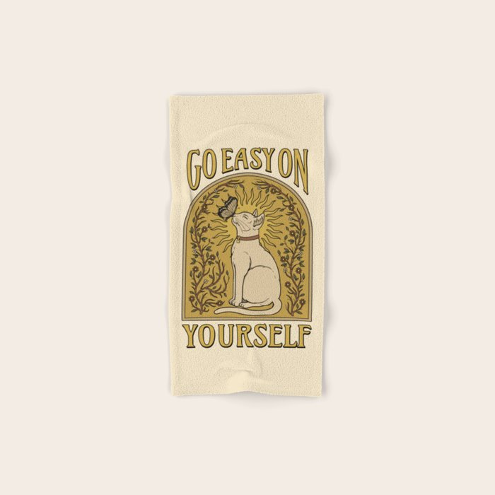 Go Easy on Yourself Bath Towel Gallery Image 1