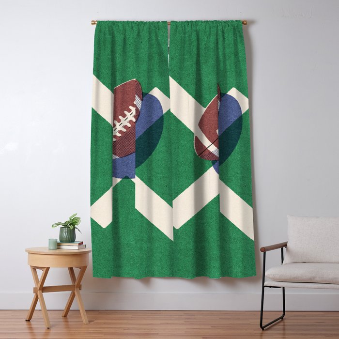 BALLS / American Football II Window Curtain Gallery Image 5