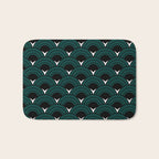 Art Deco Shell Print Bath Mat Gallery Image 1