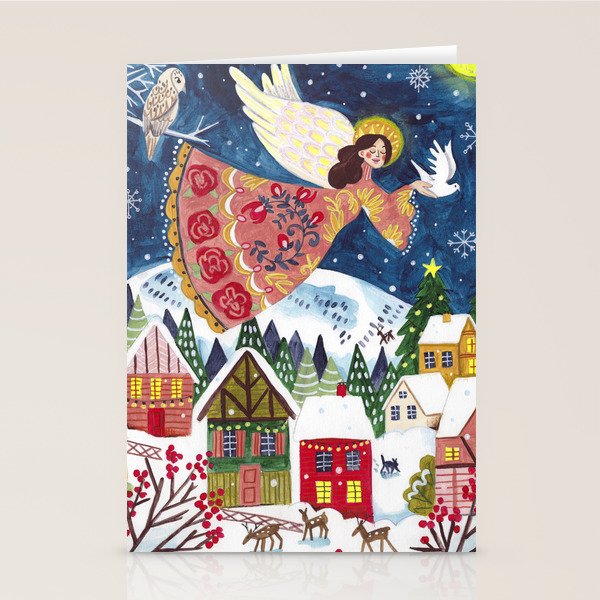 Christmas angel of peace Stationery Card Gallery Image 2