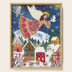 Christmas angel of peace Serving Tray Gallery Image 1