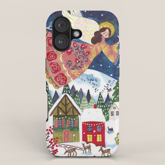 Christmas angel of peace iPhone Case Gallery Image 1