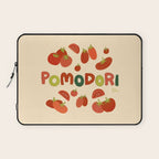 Hand Drawn Italian Roman Pomodori Tomato Classic Mediterranean Art Laptop Sleeve Gallery Image 1