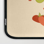 Hand Drawn Italian Roman Pomodori Tomato Classic Mediterranean Art Laptop Sleeve Gallery Image 3