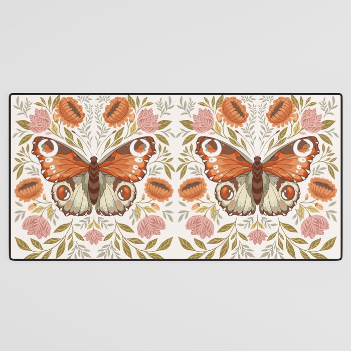 William Morris Inspired Butterfly Desk Mat Gallery Image 3